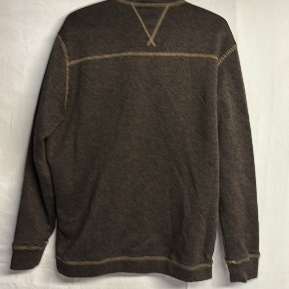 Weatherproof Vintage Men’s Long Sleeve Sweater Coffee Brown Fleece Size XL - Picture 7 of 7